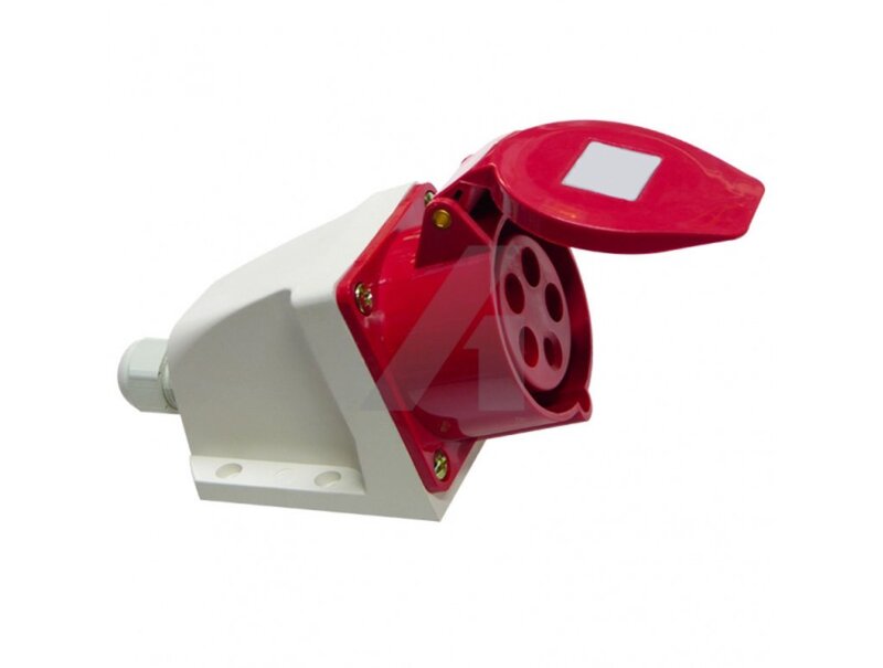 SHREE 32AMP 5PIN PANEL SOCKET/FEMALE